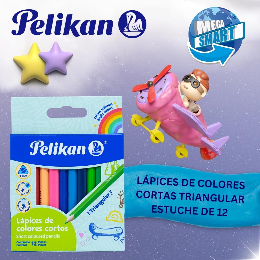 Pelikan: Lápices De Colores Silverino - 12 Piezas, Gruesos