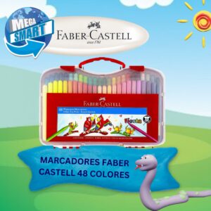 MARCADORES FABER CASTELL 48 COLORES
